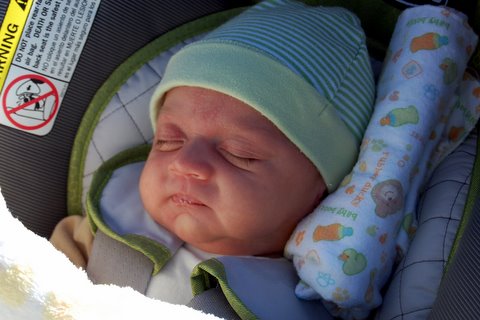 If you won’t let me turn my head left, I’ll just blow spit bubbles instead…