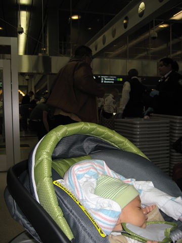 Pretending to be a TSA employee…