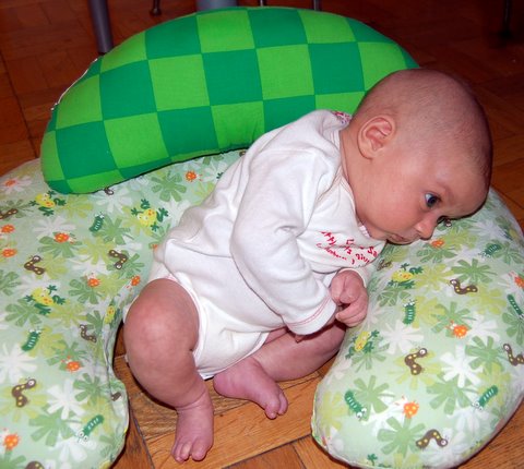 Dad, I’m too young to sit up!