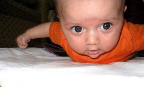 My look of determination — and wings!