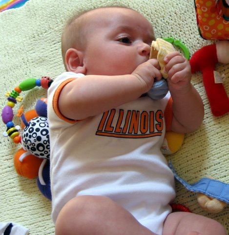 Lunch? A rattle sounds good!