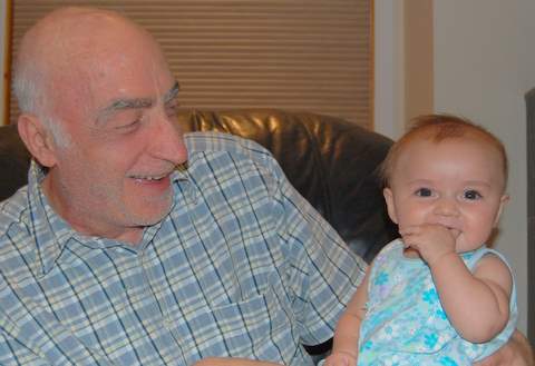 A picture with my elusive grandpa!