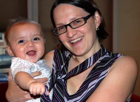 I was sooooooooooooooo happy when Mom got home!