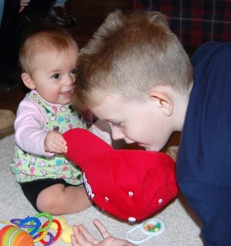 I got your hat, Hunter!