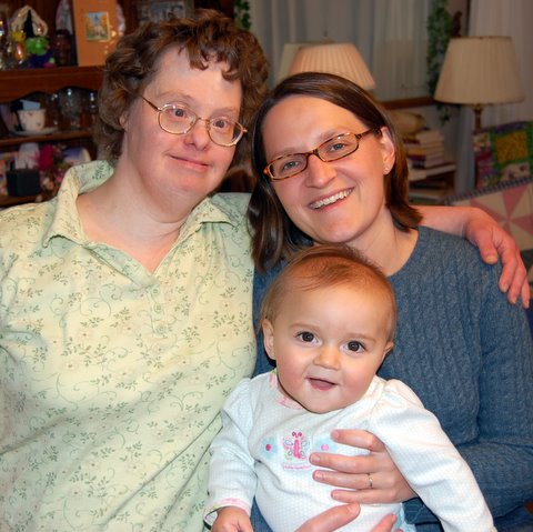 Me, Mom, & Great Aunt Jackie!