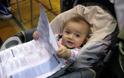 A whole new meaning to “vote early”