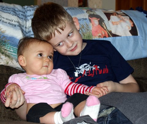 I love hanging out with my cousin Hunter!