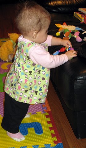 Good posture, bad hair.