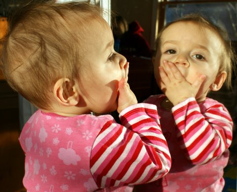 Just blowing myself a kiss…