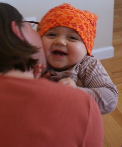 Roughhousing with Mom!