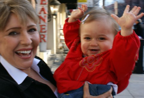 At Nana’s birthday dinner