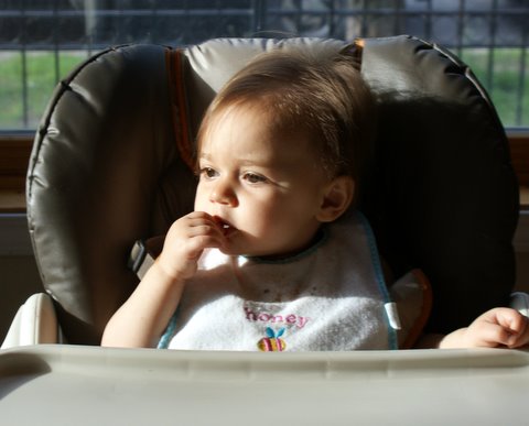 A pensive breakfast.