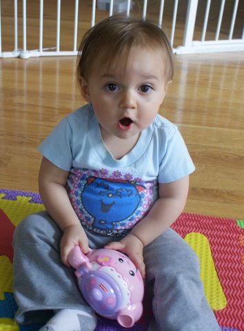 Singing along with my tea pot!