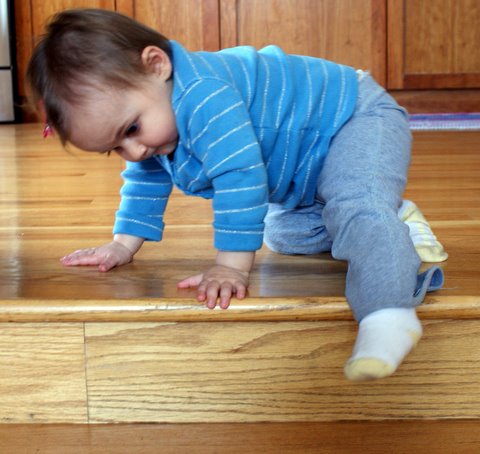 Ready for the uneven bars!