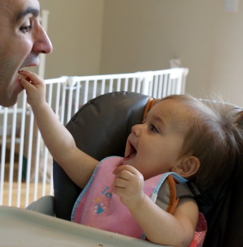 My turn to do the feeding!