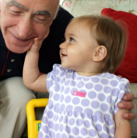 Nice cheek, Grandpa!