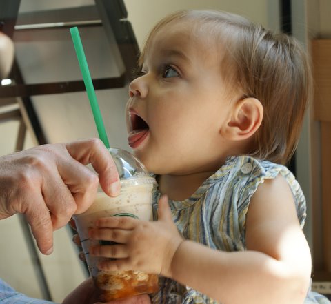 Grandpa, give me Starbucks!