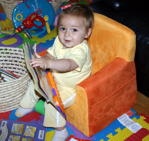 Reading in my easy chair…