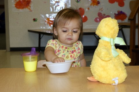 Breakfast at school, with Cuck!