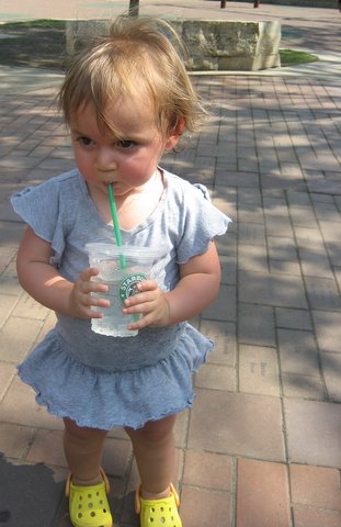 Staying hydrated in 90 degree heat!