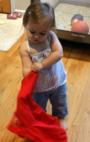 Learning how to dress myself!