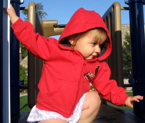 Sorry, Mom made me wear it! :)