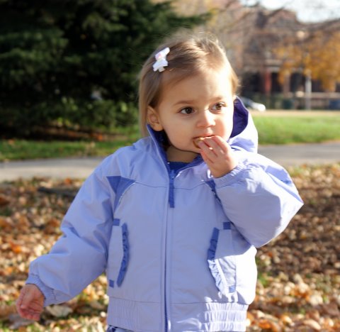 Snacking at the park