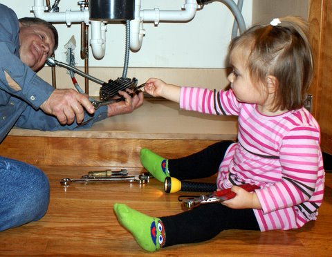 Working with Grandpa Droste