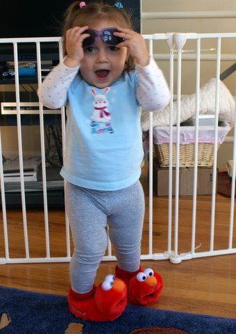 I'm definitely thankful for sunglasses...and Elmos!