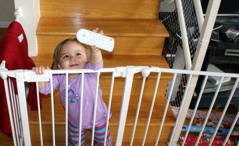 Playing on the other side of the gate!