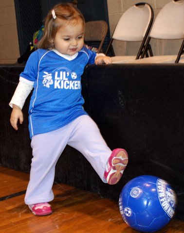 Kicking is child's play!