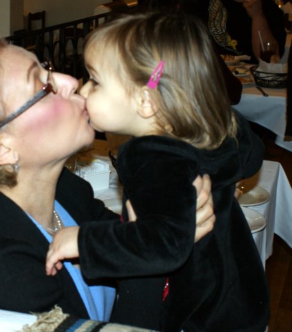 Smoochie kiss for Nana!