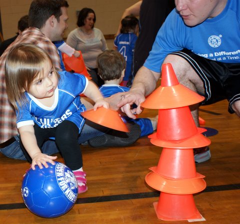 Assist from Coach Zach