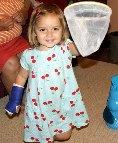 I caught a butterful!