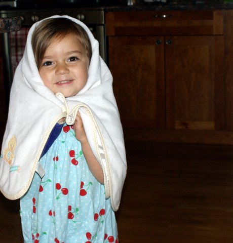 A blanket burrito...