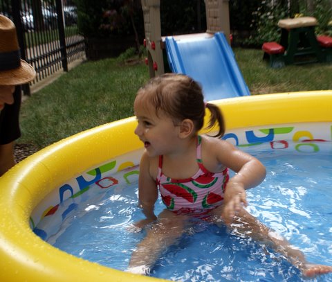 Goofing around with Aunt Claire