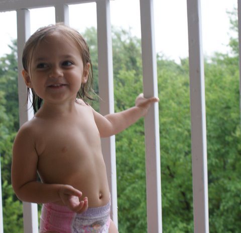 Party on the balcony