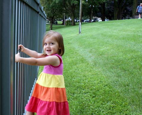 Near the beach at Lake Geneva